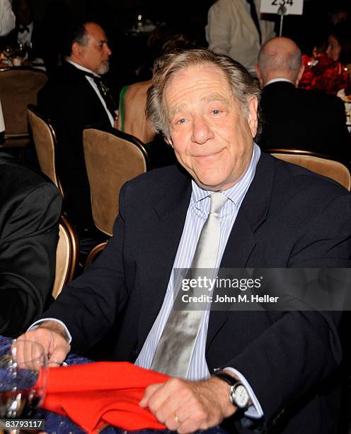 George Segal attends the Associates For Breast and Prostate Cancer Gala Honoring Actor James Caan on November 22, 2008 at the Beverly Hilton Hotel in...