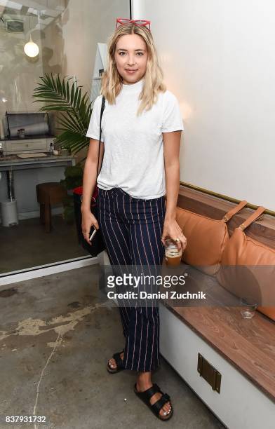 Guest attends the Eberjey x Rebecca Taylor Launch Event at Chillhouse on August 23, 2017 in New York City.