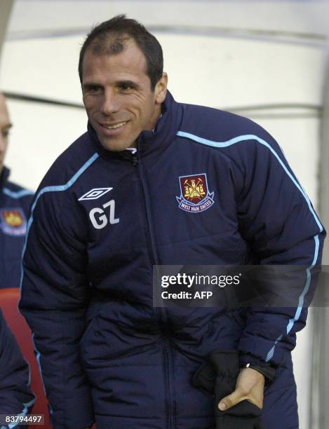 West Ham United's Manager Gianfranco Zola arrives to attend the Premier League football match Sunderland vs. West Ham United in Sunderland, North...