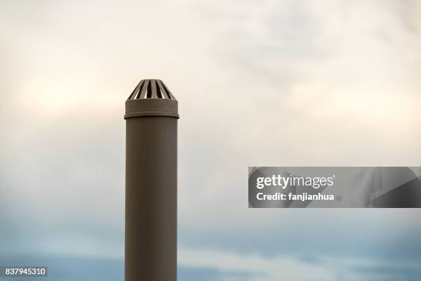 Single Stack Picure Single Smoke Stack Against Sky High-Res Stock Photo - Getty Images