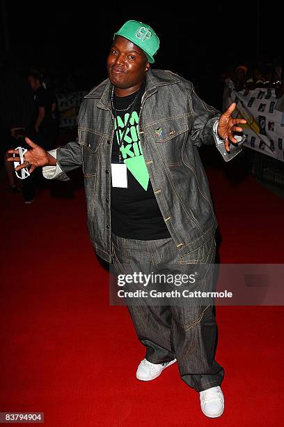 Hip Hop Pantsula, better known as HHP arrives for the MTV Africa Music Awards 2008 at the Abuja Velodrome on November 22, 2008 in Abuja, Nigeria.