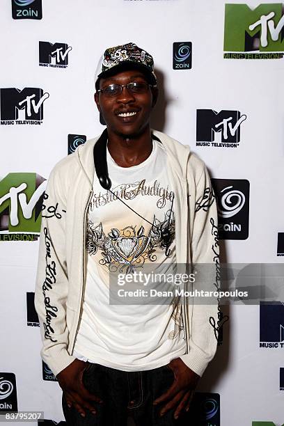 Seun Kuti poses backstage at the MTV Africa Music Awards 2008 at the Abuja Velodrome on November 22, 2008 in Abuja, Nigeria.