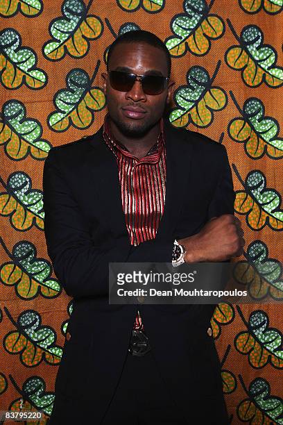 Singer Ikechukwu poses backstage at the MTV Africa Music Awards 2008 at the Abuja Velodrome on November 22, 2008 in Abuja, Nigeria.