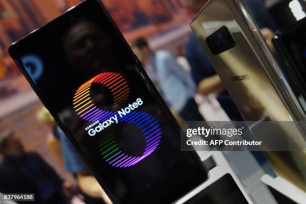 Samsung on August 23, 2017 in New York,unveiled a new model of its Galaxy Note as it seeks to leave behind the debacle over exploding batteries in...