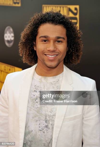 Actor Corbin Bleu arrives at the 2008 American Music Awards held at Nokia Theatre L.A. LIVE on November 23, 2008 in Los Angeles, California.