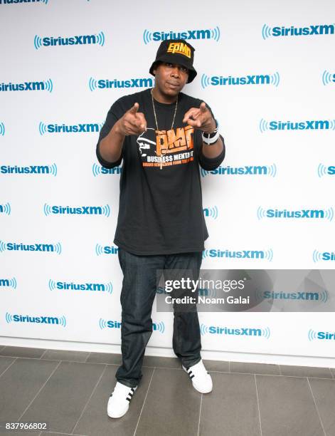 Rapper Parrish Smith of EPMD visits the SiriusXM Studios on August 23, 2017 in New York City.