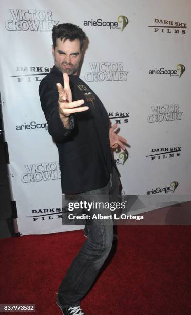 Director Joe Lynch arrives for the "Hatchet" 10th Anniversary Celebration held at ArcLight Cinemas on August 22, 2017 in Hollywood, California.