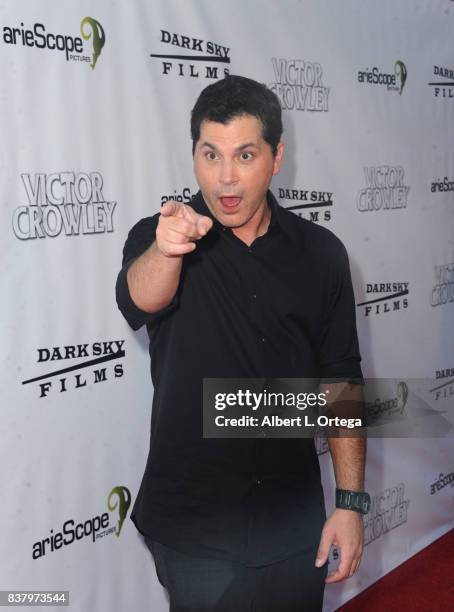 Director Adam Green arrives for the "Hatchet" 10th Anniversary Celebration held at ArcLight Cinemas on August 22, 2017 in Hollywood, California.