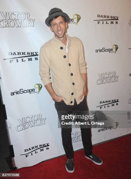 Actor Joel David Moore arrives for the "Hatchet" 10th Anniversary Celebration held at ArcLight Cinemas on August 22, 2017 in Hollywood, California.