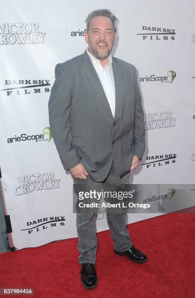 Actor Ed Ackerman arrives for the "Hatchet" 10th Anniversary Celebration held at ArcLight Cinemas on August 22, 2017 in Hollywood, California.