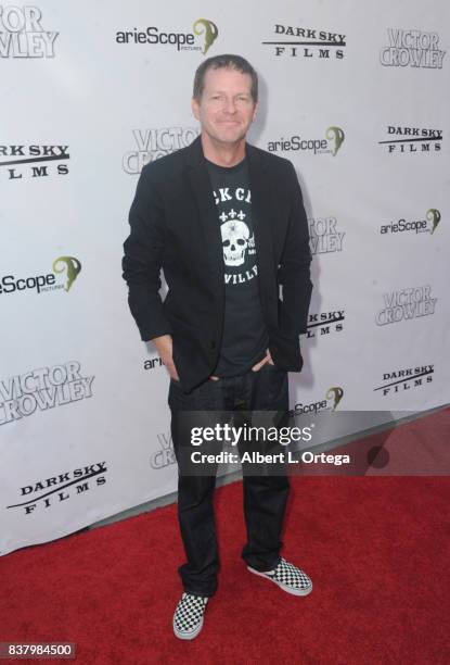 Actor David Foy arrives for the "Hatchet" 10th Anniversary Celebration held at ArcLight Cinemas on August 22, 2017 in Hollywood, California.