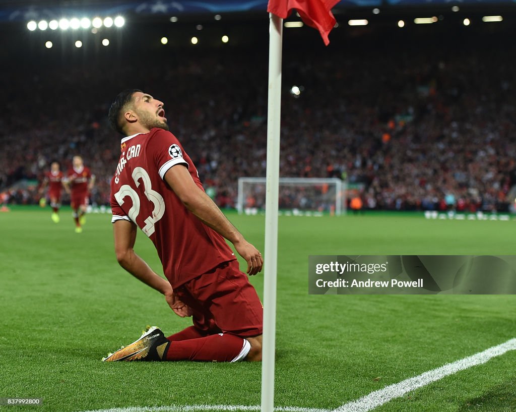 Liverpool FC v 1899 Hoffenheim - UEFA Champions League Qualifying Play-Offs Round: Second Leg