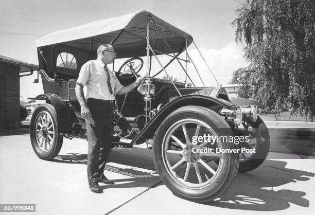 Chalmers-Detroit Takes First In Reno Sam Flohr, Wheat Ridge, carefully polishes his gleaming Chalmers-Detroit, which he restored to win a meritorious...