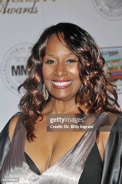 Singer Brenda Holloway arrives at the 16th annual Diversity Awards at the Globe Theater on November 23, 2008 in Universal City, California.