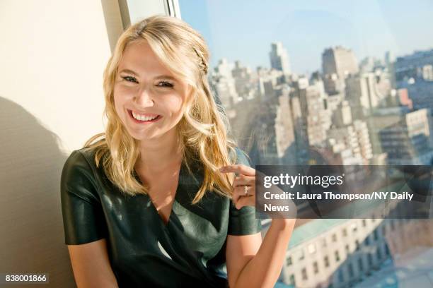 Actress Eliza Bennett photographed for NY Daily News on October 6 in New York City.