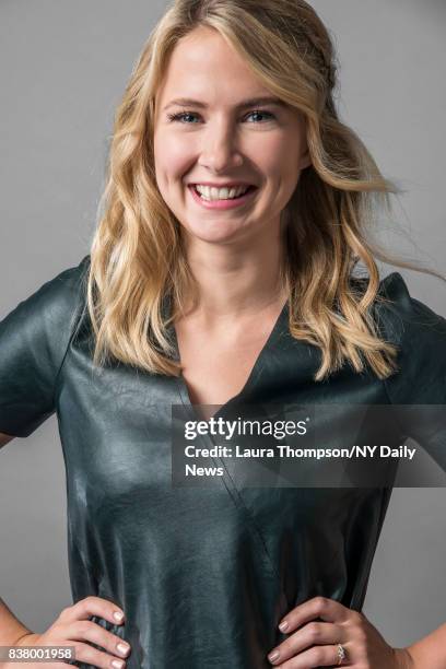 Actress Eliza Bennett photographed for NY Daily News on October 6 in New York City.