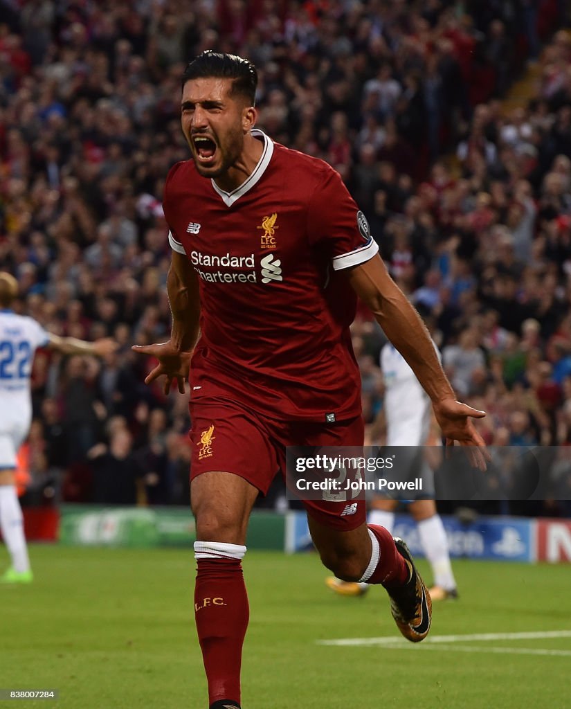 Liverpool FC v 1899 Hoffenheim - UEFA Champions League Qualifying Play-Offs Round: Second Leg