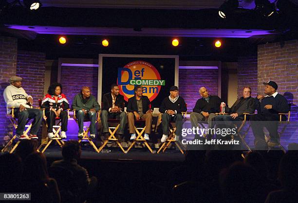 Chris Tucker, Adele Givens, Dave Chappelle, Bill Bellamy, Elvis Mitchell, Russell Simmons, Stan Lathan, Sandy Wernick and Bob Sumner