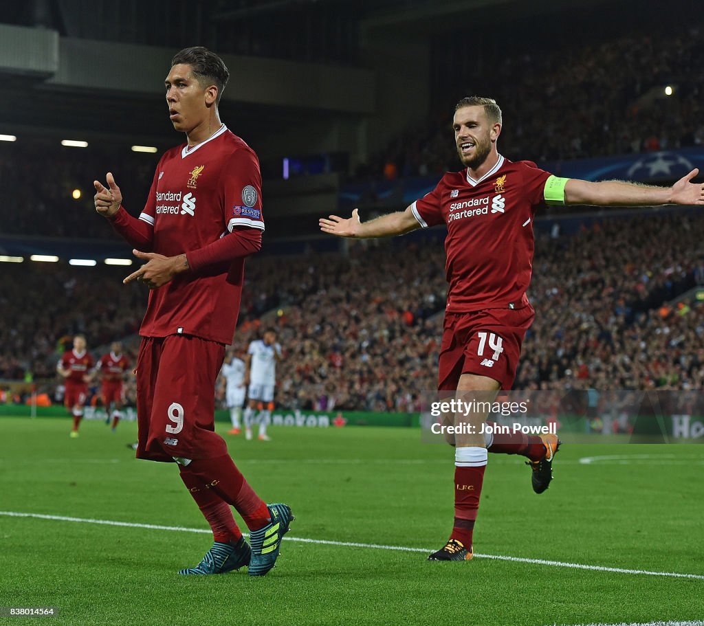Liverpool FC v 1899 Hoffenheim - UEFA Champions League Qualifying Play-Offs Round: Second Leg