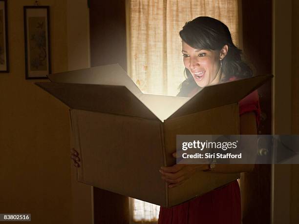 Open Box With Light Open Box Light Photos and Premium High Res Pictures - Getty Images