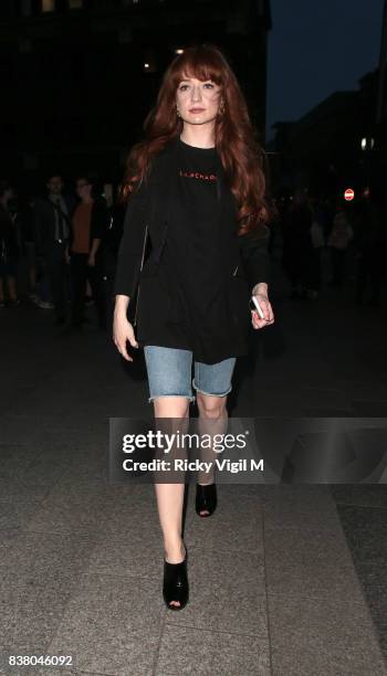 Nicola Roberts attends Corona Sunsets - launch event at The View from the Shard on August 23, 2017 in London, England.