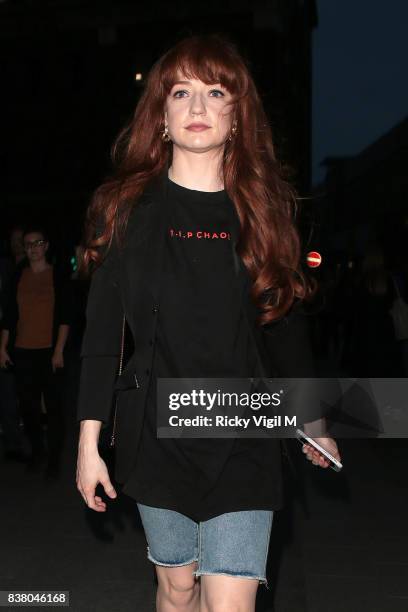 Nicola Roberts attends Corona Sunsets - launch event at The View from the Shard on August 23, 2017 in London, England.