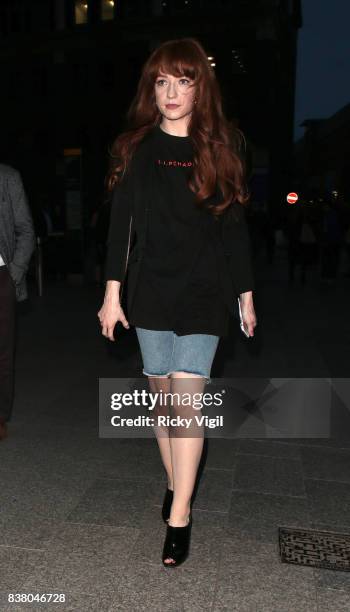 Nicola Roberts attends Corona Sunsets - launch event at The View from the Shard on August 23, 2017 in London, England.