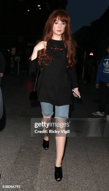 Nicola Roberts attends Corona Sunsets - launch event at The View from the Shard on August 23, 2017 in London, England.