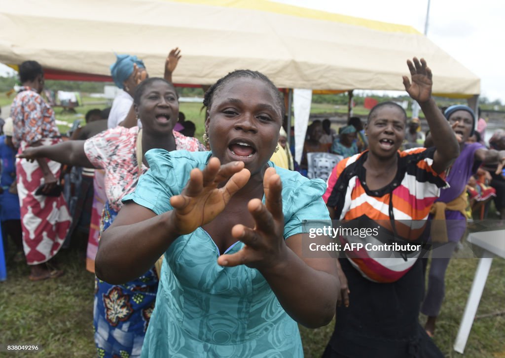 NIGERIA-OIL-SHELL-PROTEST