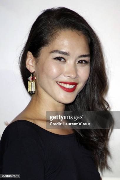 Actress Audrey Giacomini attends "Ciel Rouge" Paris Premiere at Cinema l'Arlequin on August 23, 2017 in Paris, France.