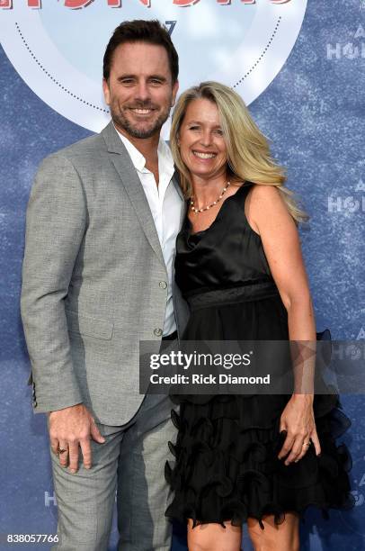 Actor/musician Charles Esten and Patty Hanson attend the 11th Annual ACM Honors at the Ryman Auditorium on August 23, 2017 in Nashville, Tennessee.