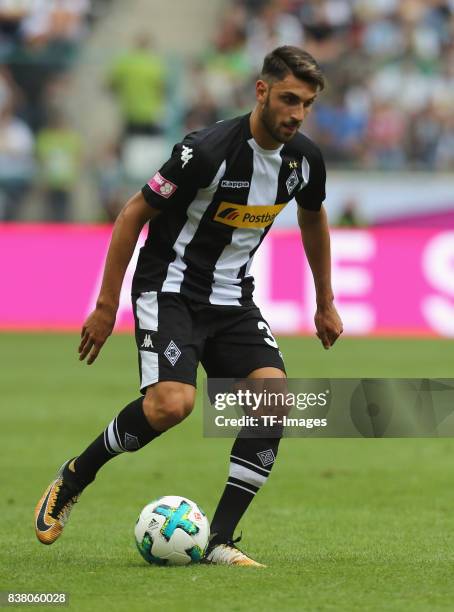 Vincenzo Grifo of Moenchengladbach controls the ball during the Telekom Cup 2017 3rd place match between Borussia Moenchengladbach and TSG Hoffenheim...