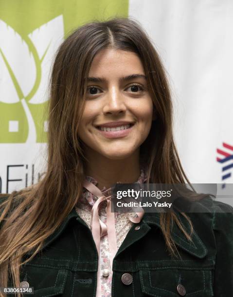 Calu Rivero attends the Green Film Festival launch cocktail at the British Embassy on August 23, 2017 in Buenos Aires, Argentina.