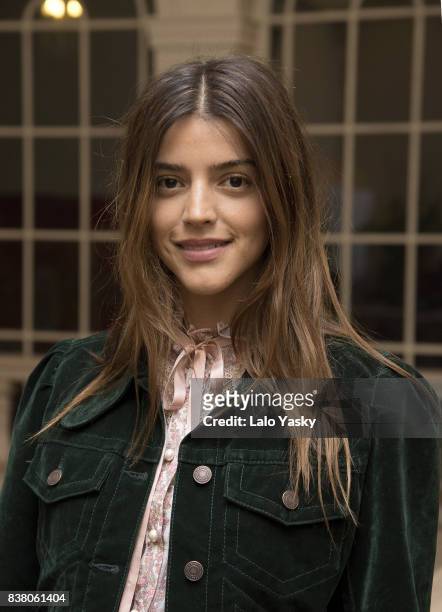 Calu Rivero attends the Green Film Festival launch cocktail at the British Embassy on August 23, 2017 in Buenos Aires, Argentina.
