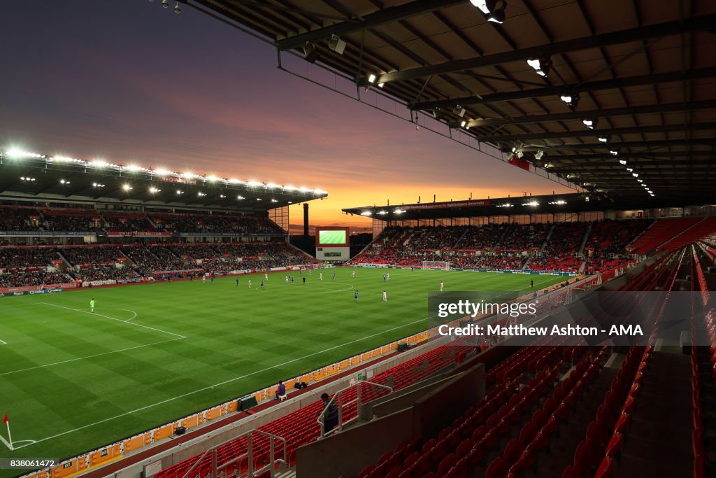 Stoke City v Rochdale - Carabao Cup Second Round