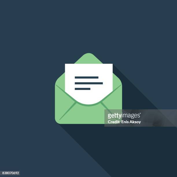 メールフラットアイコン - e mail spam点のイラスト素材／クリップアート素材／マンガ素材／アイコン素材