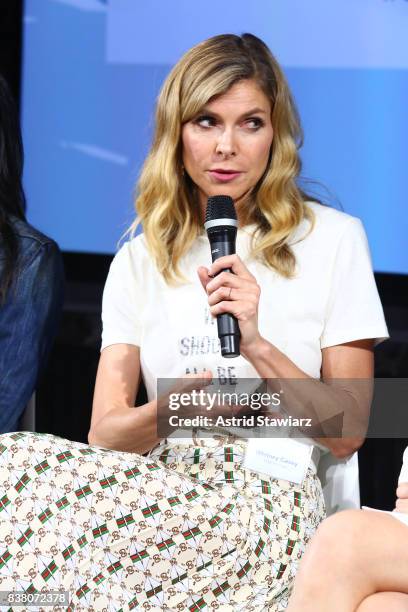 Founder of FINERY.com Whitney Casey participates in the "CHAMPION EQUALITY. MAKE IT YOUR BUSINESS." panel event hosted by Keds & LOLA to celebrate...