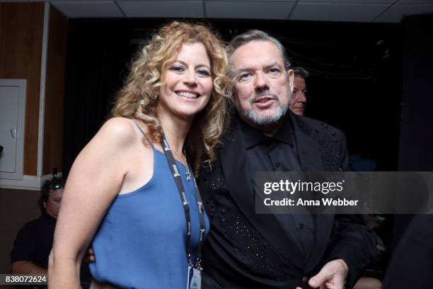 Laura Savini and Jimmy Webb attend the11th Annual ACM Honors at the Ryman Auditorium on August 23, 2017 in Nashville, Tennessee.