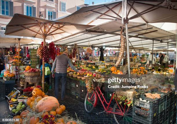 Campo De Fiori market, Rome, Italy.