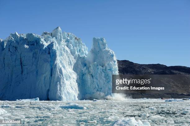 The Eqi Glacier , which ends in the fiord 80 kilometers north of Ilulissat, is very active in terms of calving making it a popular...