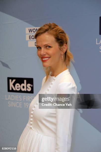 Brooklyn Decker attends Champion Equality, Make It Your Business panel in celebration of Women's Equality day at Neuehouse on August 23, 2017 in New...