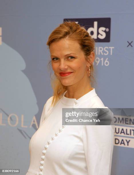 Brooklyn Decker attends Champion Equality, Make It Your Business panel in celebration of Women's Equality day at Neuehouse on August 23, 2017 in New...