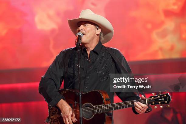 Alan Jackson performs onstage during the 11th Annual ACM Honors at the Ryman Auditorium on August 23, 2017 in Nashville, Tennessee.