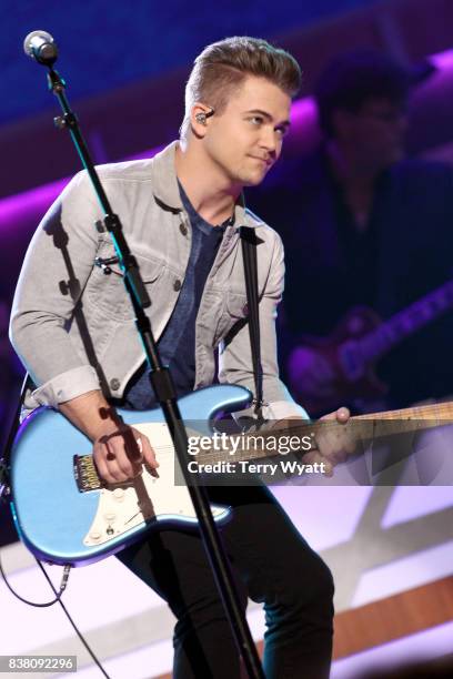 Singer-songwriter Hunter Hayes performs onstage during the 11th Annual ACM Honors at the Ryman Auditorium on August 23, 2017 in Nashville, Tennessee.