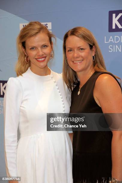 Brooklyn Decker and Gillian Meek attend Champion Equality, Make It Your Business panel in celebration of Women's Equality day at Neuehouse on August...