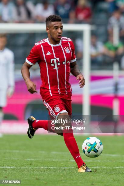 Corentin Tolisso of Bayern Muenchen controls the ball during the Telekom Cup 2017 Final between SV Werder Bremen and FC Bayern Muenchen at Borussia...