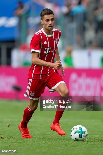 Milos Pantovic of Bayern Muenchen controls the ball during the Telekom Cup 2017 Final between SV Werder Bremen and FC Bayern Muenchen at Borussia...