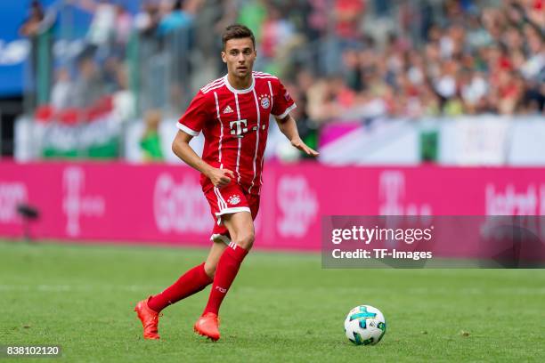 Milos Pantovic of Bayern Muenchen controls the ball during the Telekom Cup 2017 Final between SV Werder Bremen and FC Bayern Muenchen at Borussia...