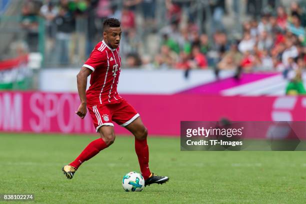 Corentin Tolisso of Bayern Muenchen controls the ball during the Telekom Cup 2017 Final between SV Werder Bremen and FC Bayern Muenchen at Borussia...
