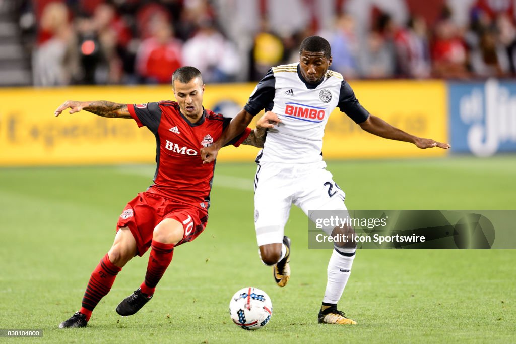SOCCER: AUG 23 MLS - Philadelphia Union at Toronto FC